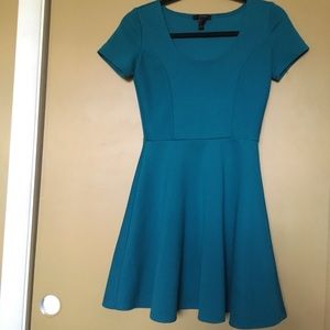 Ribbed skater dress